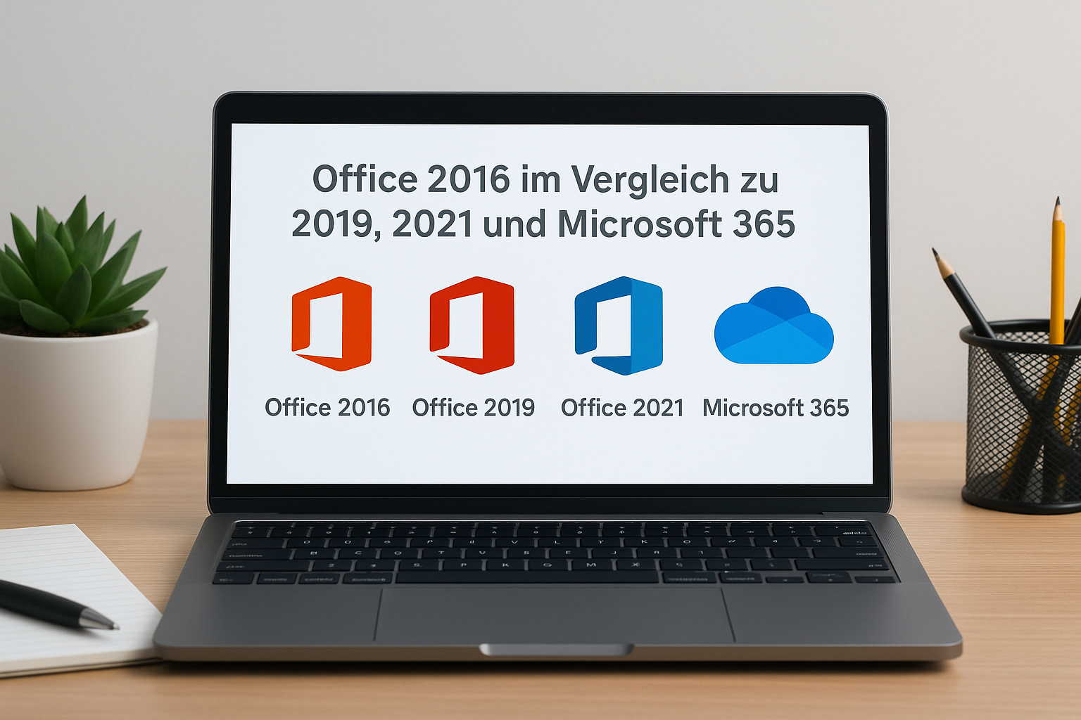 Office 2016 im Vergleich zu 2019, 2021 und Microsoft 365