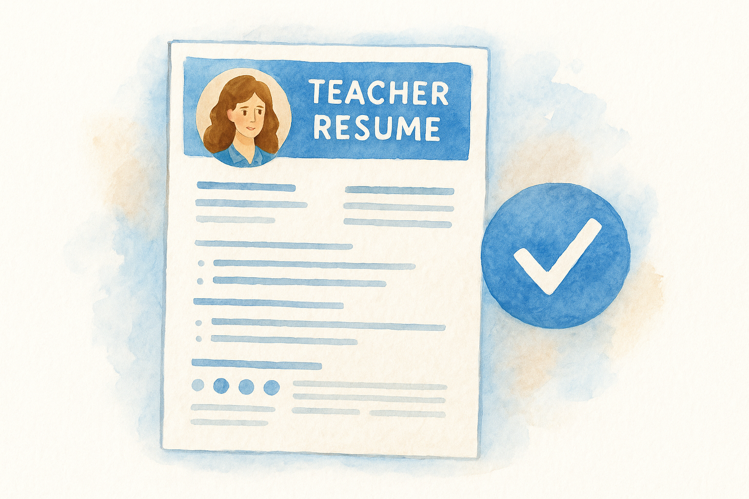 1. Canva teacher resume templates