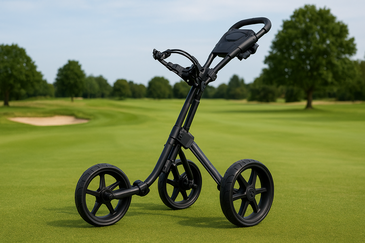 5. Clicgear 8.0 3-wheel golf trolley
