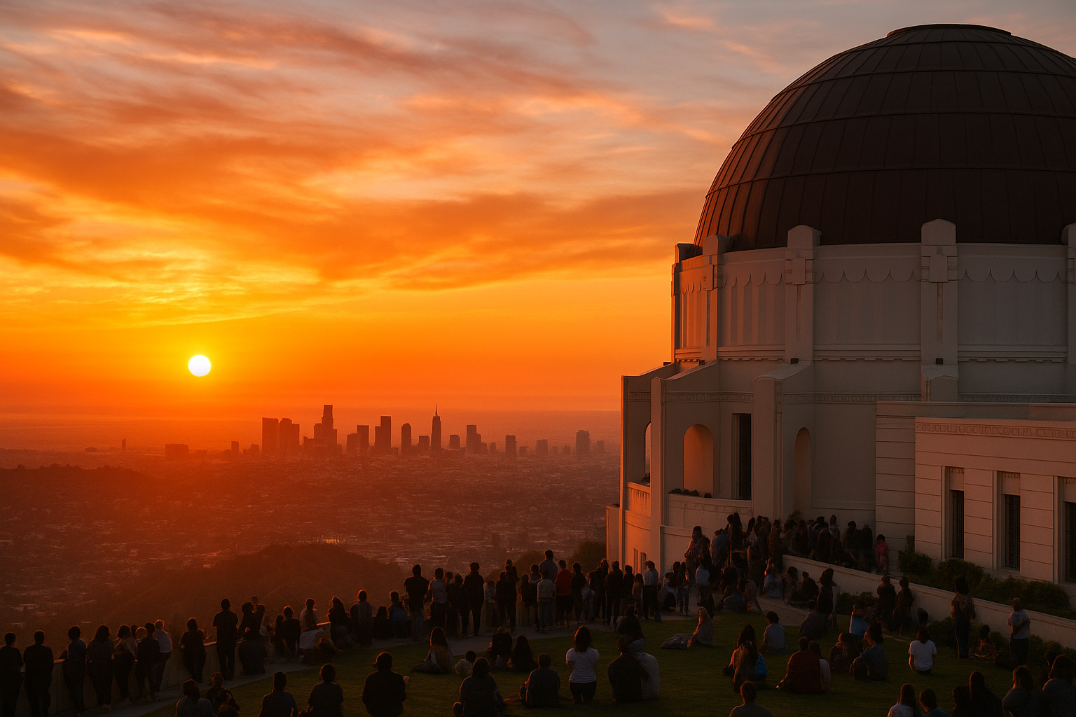 4. Watch the sunset at Griffith Observatory