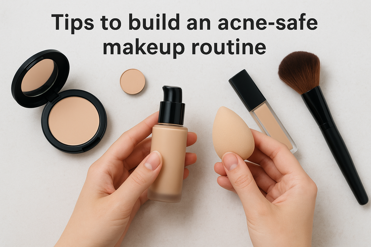Tips to build an acne-safe makeup routine
