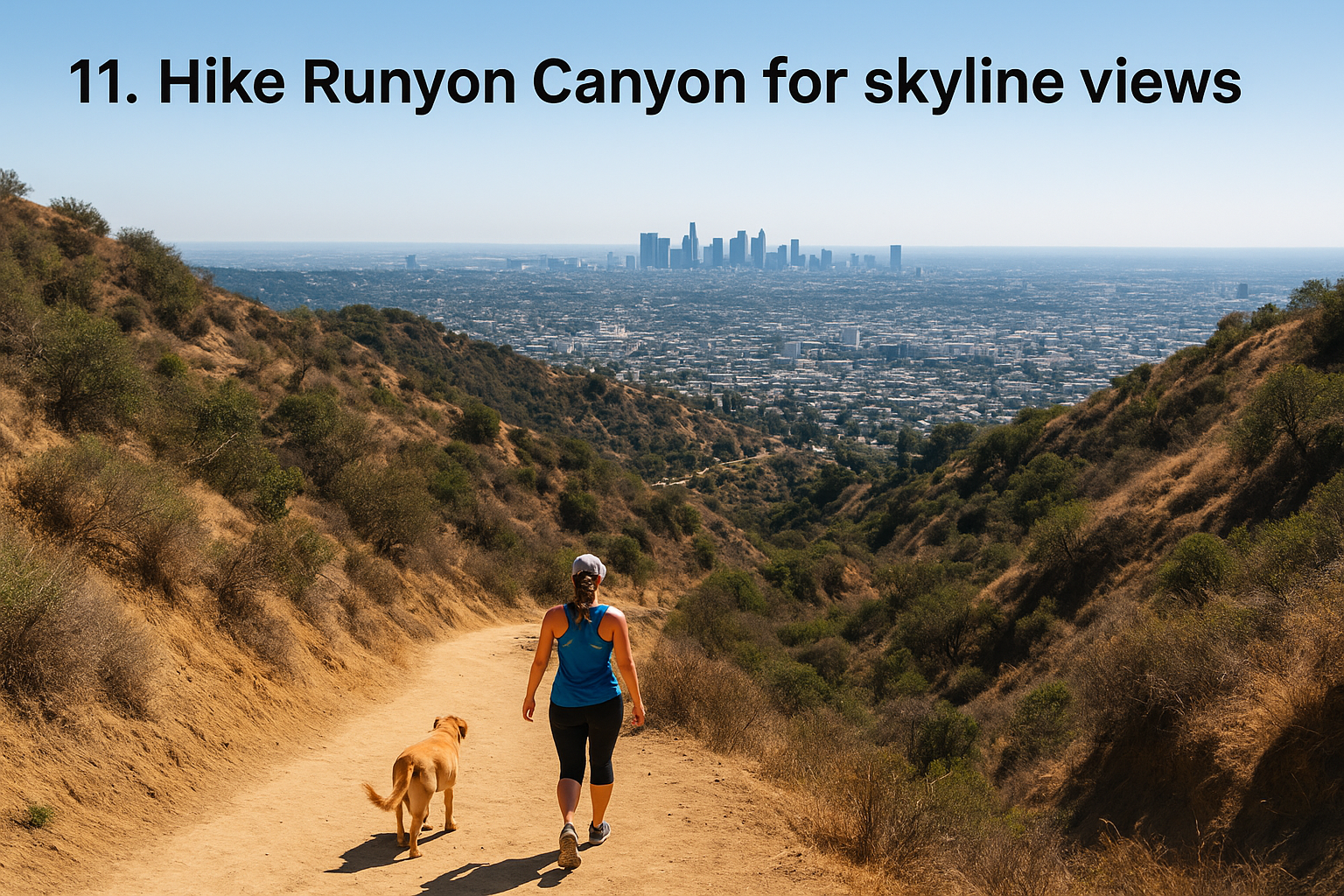 11. Hike Runyon Canyon for skyline views