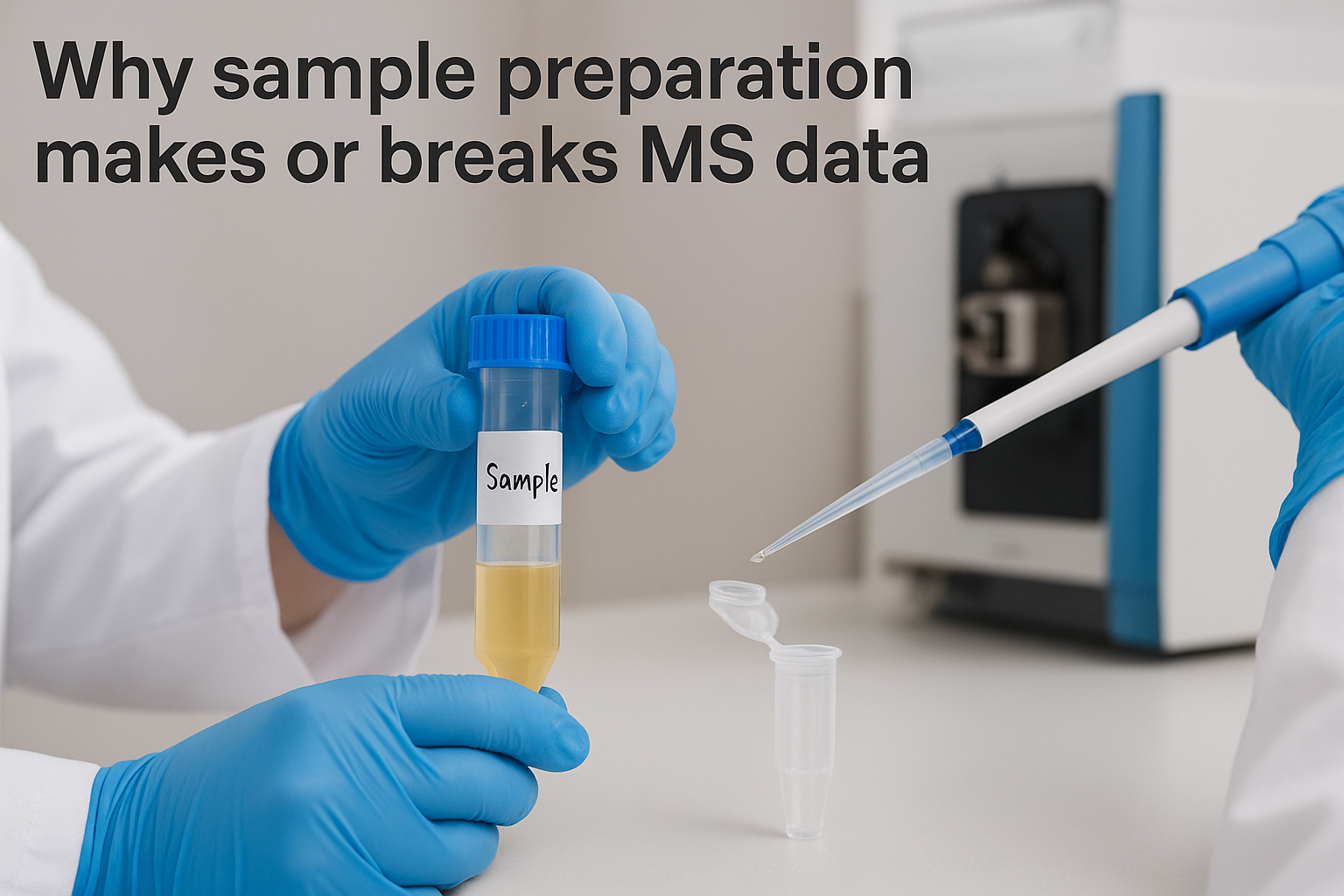 Why sample preparation makes or breaks MS data
