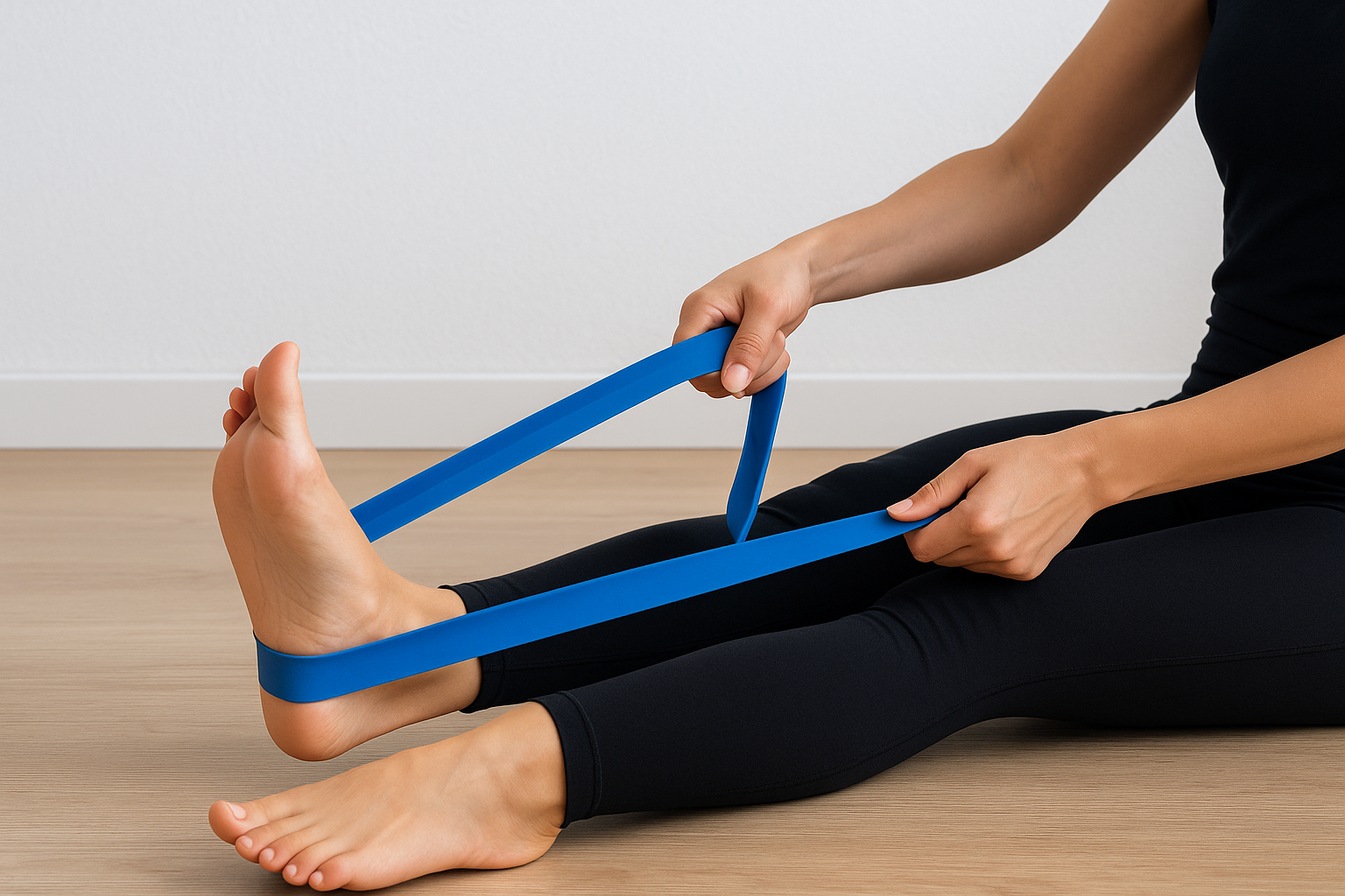 7. Ankle band inversion and eversion (resisted ankle work)