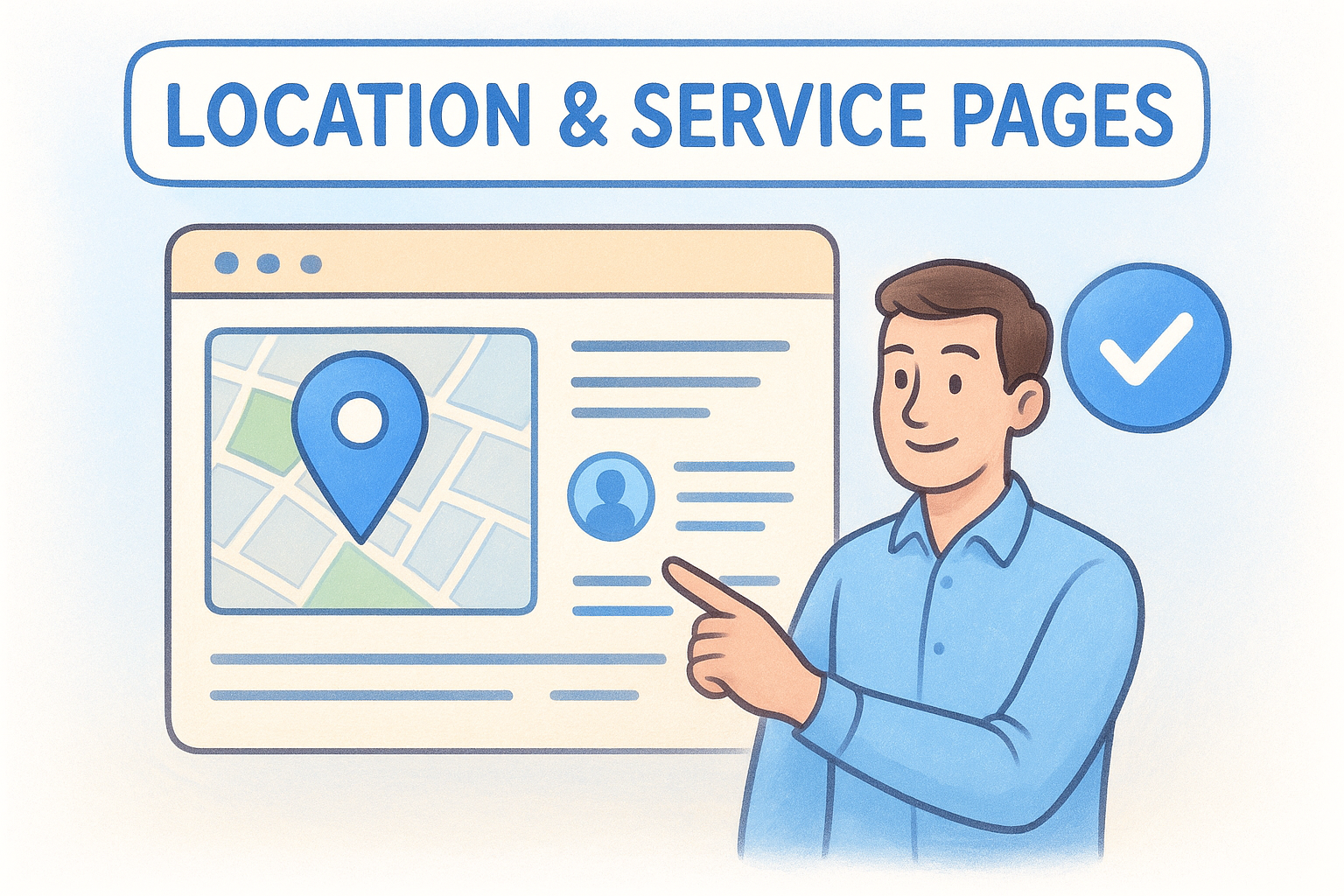 8. Create strong location and service pages