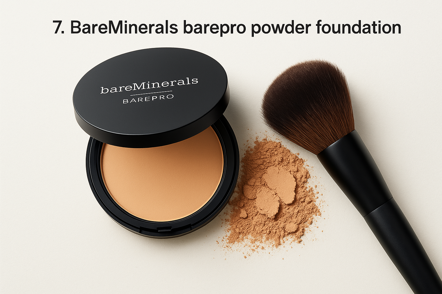 7. BareMinerals barepro powder foundation