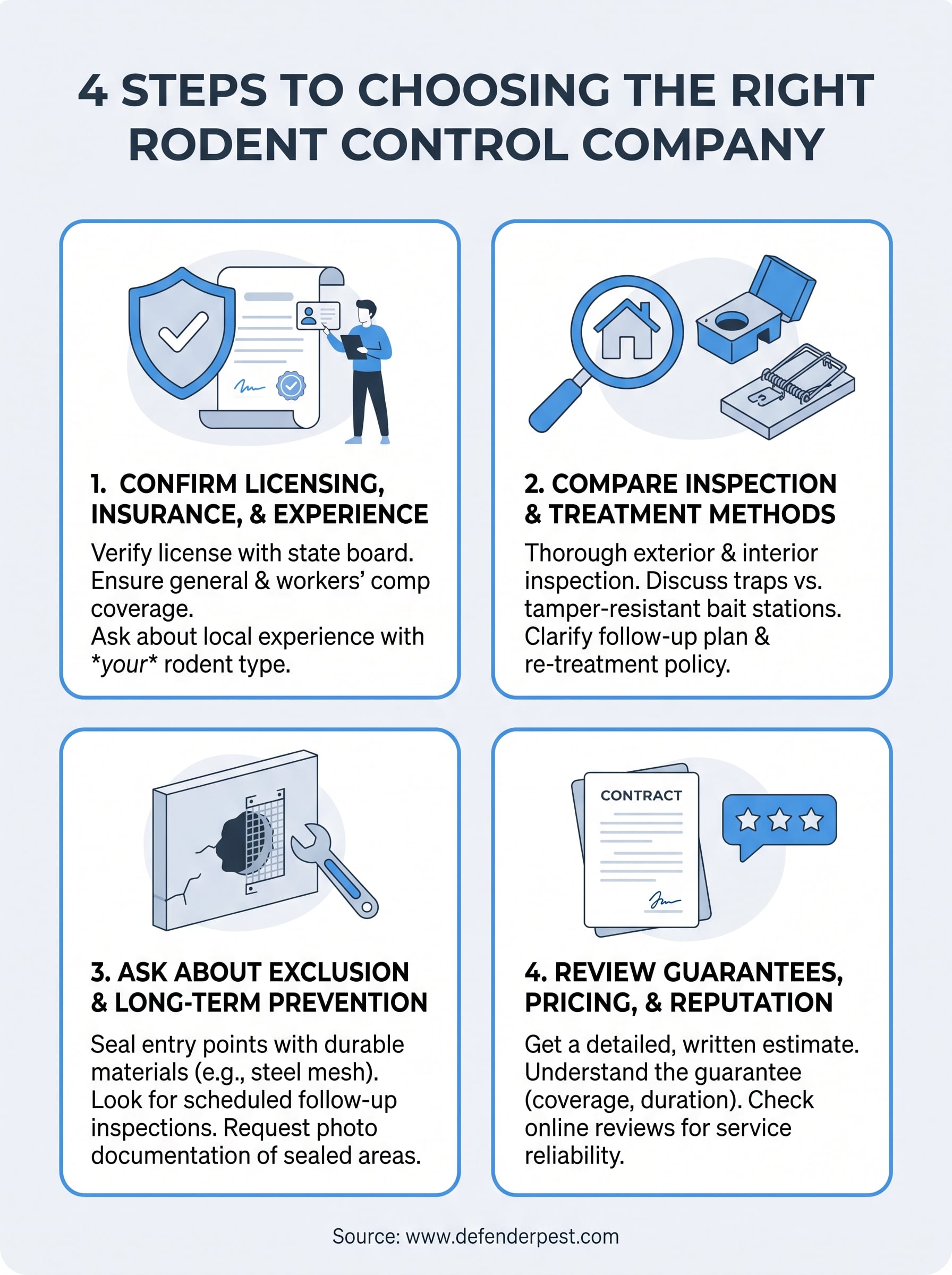 rodent control pest control infographic