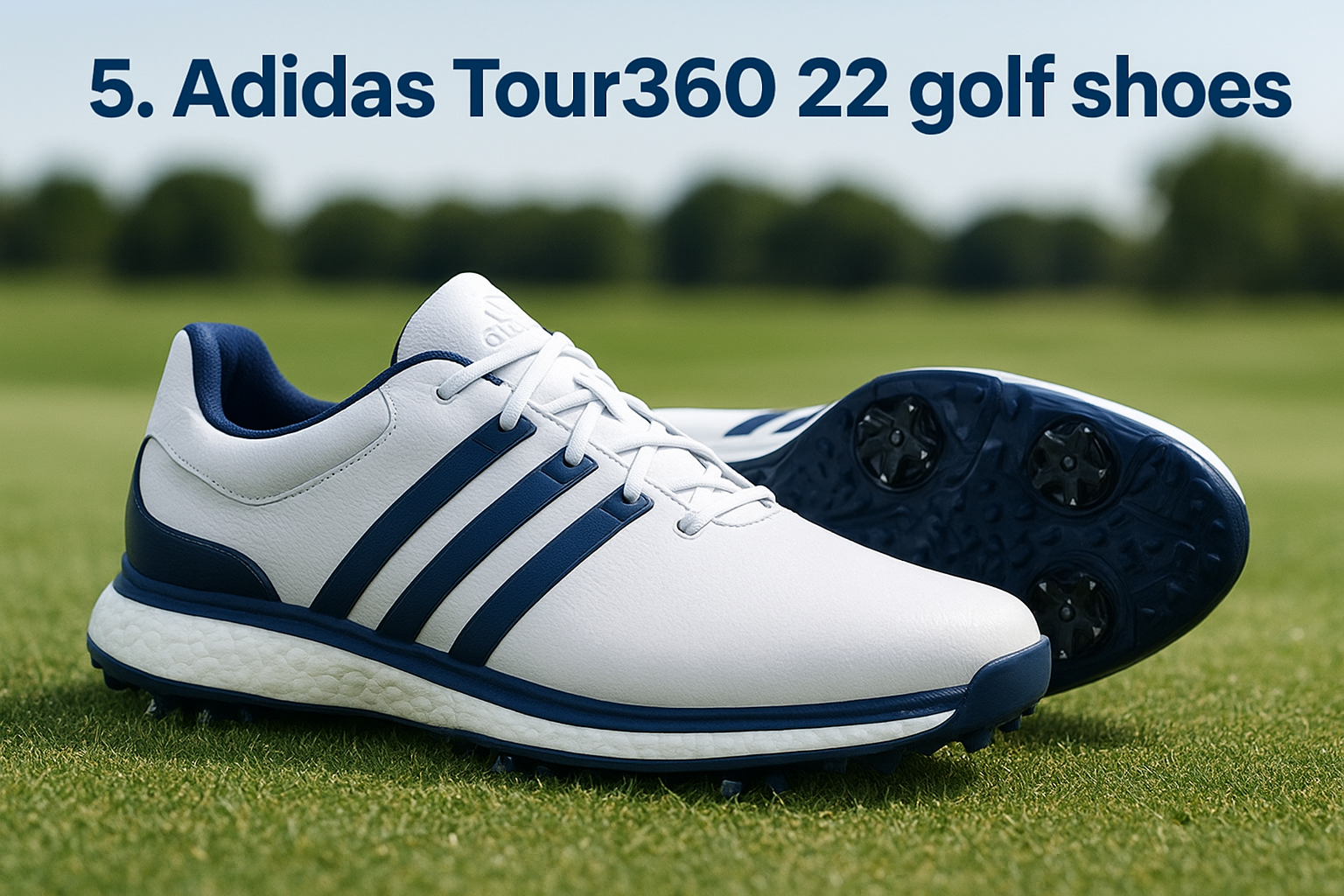 5. Adidas Tour360 22 golf shoes