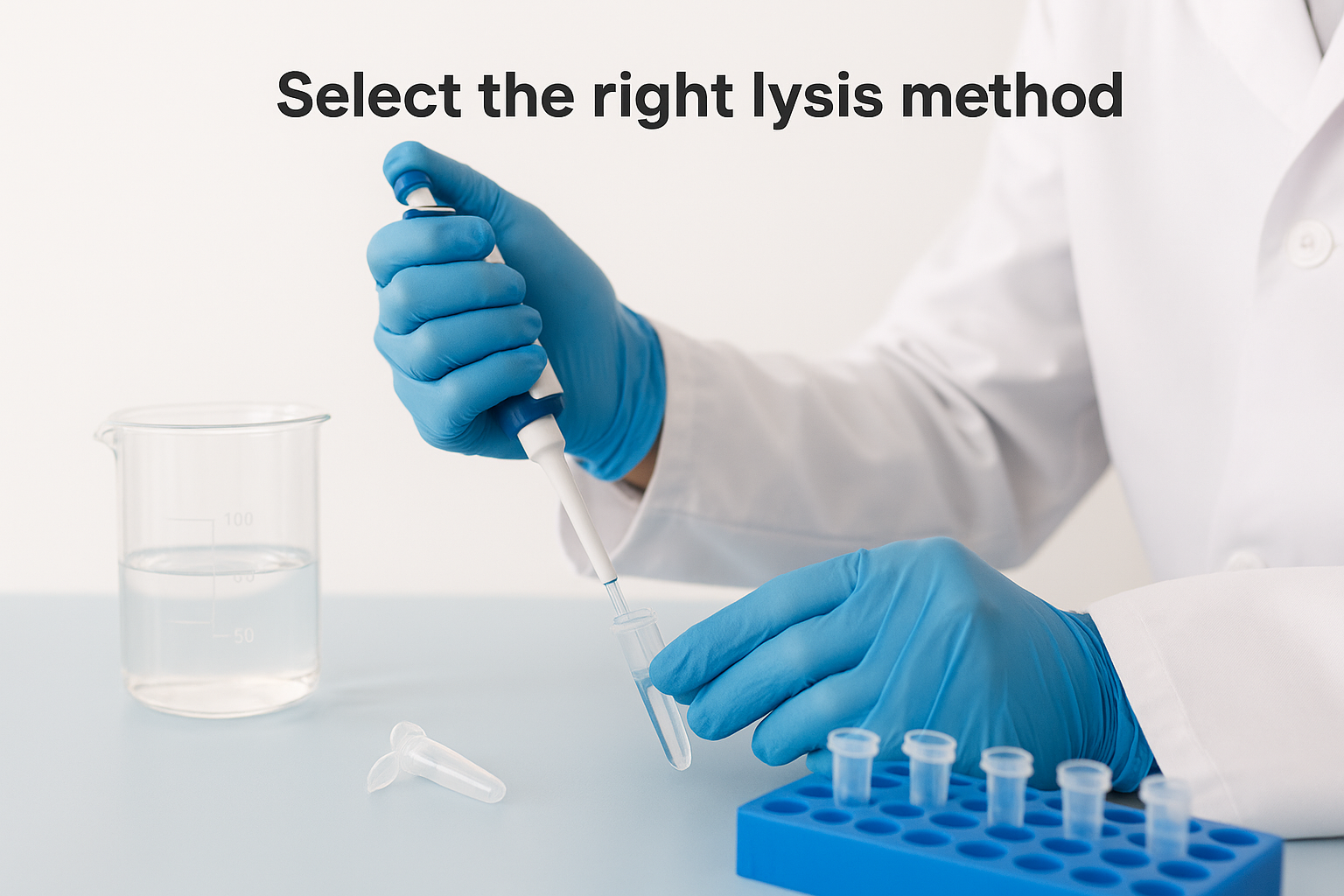 Select the right lysis method