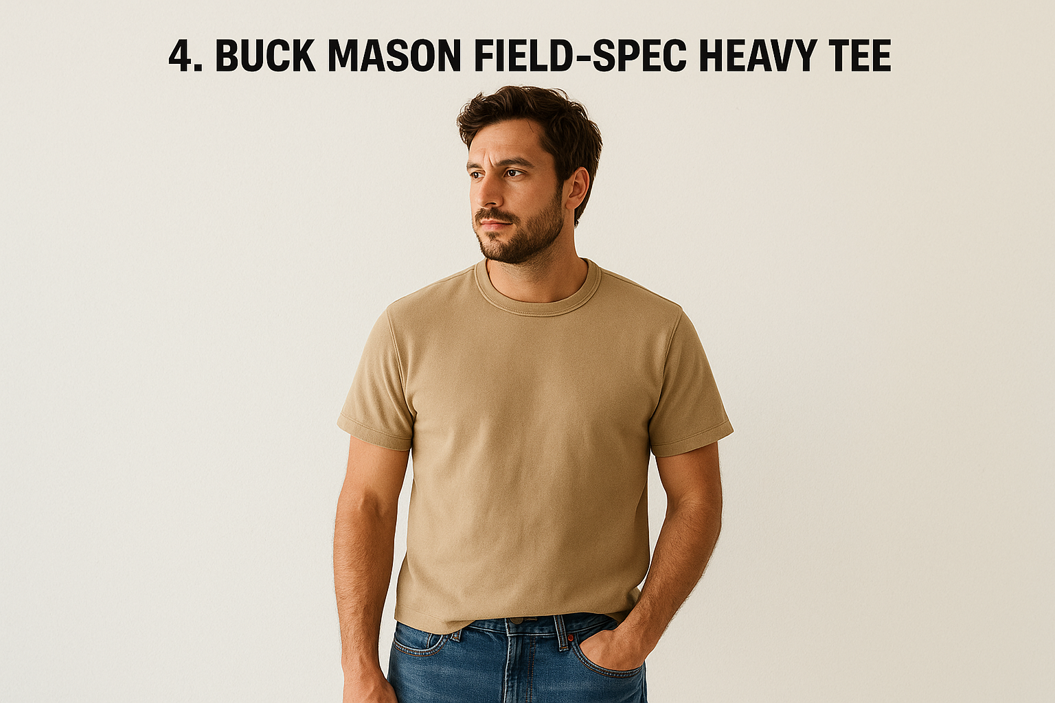 4. Buck Mason Field-Spec Heavy Tee