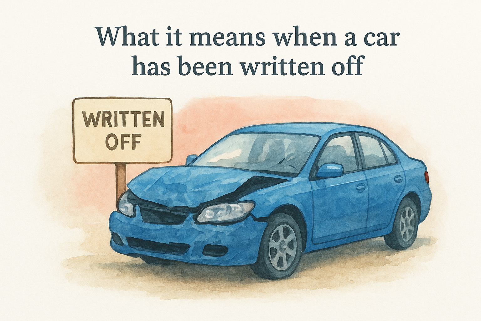 What it means when a car has been written off