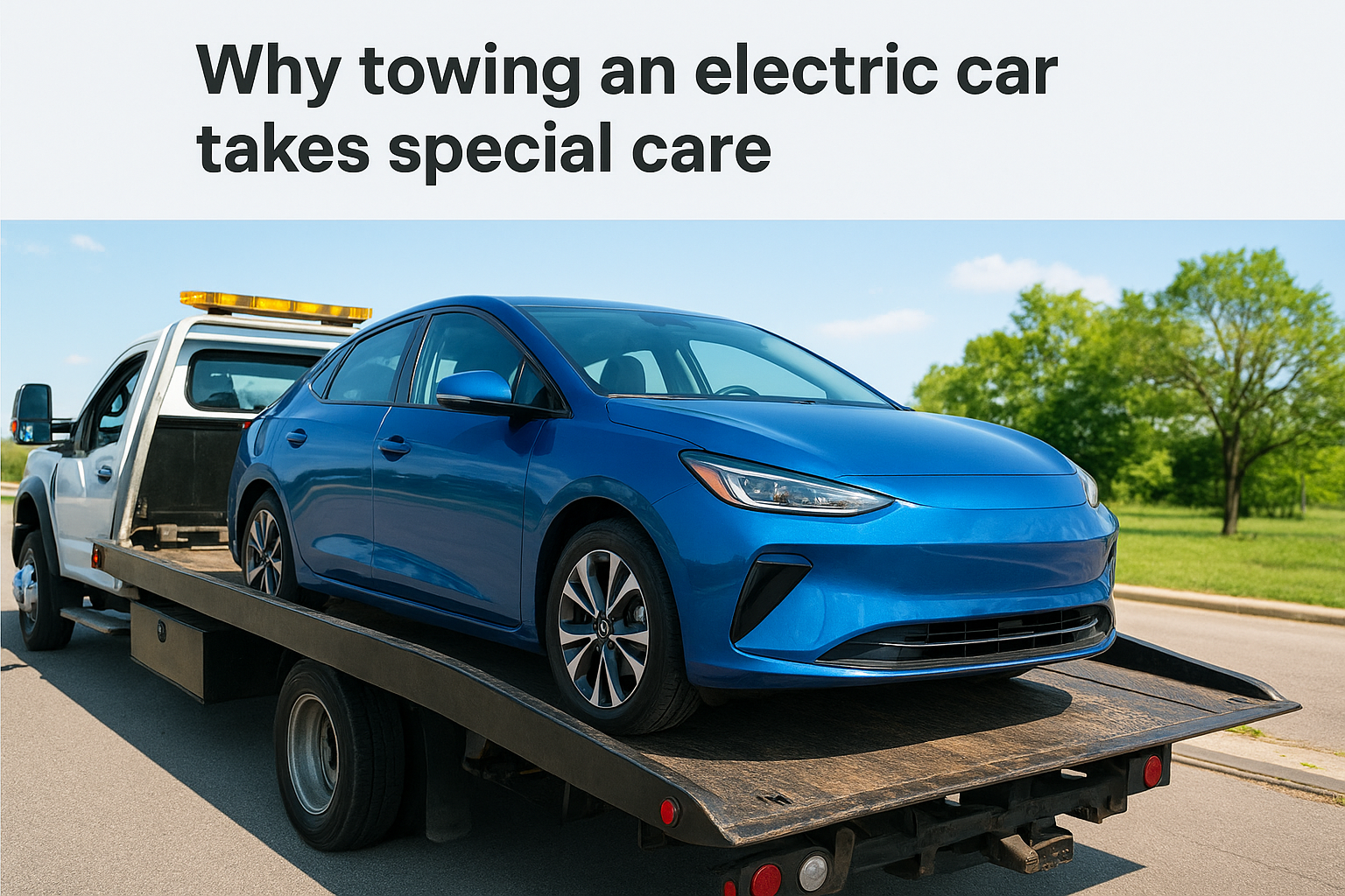 Can You Tow an Electric Car? Detroit's Safe Towing Guide Why towing an electric car takes special care