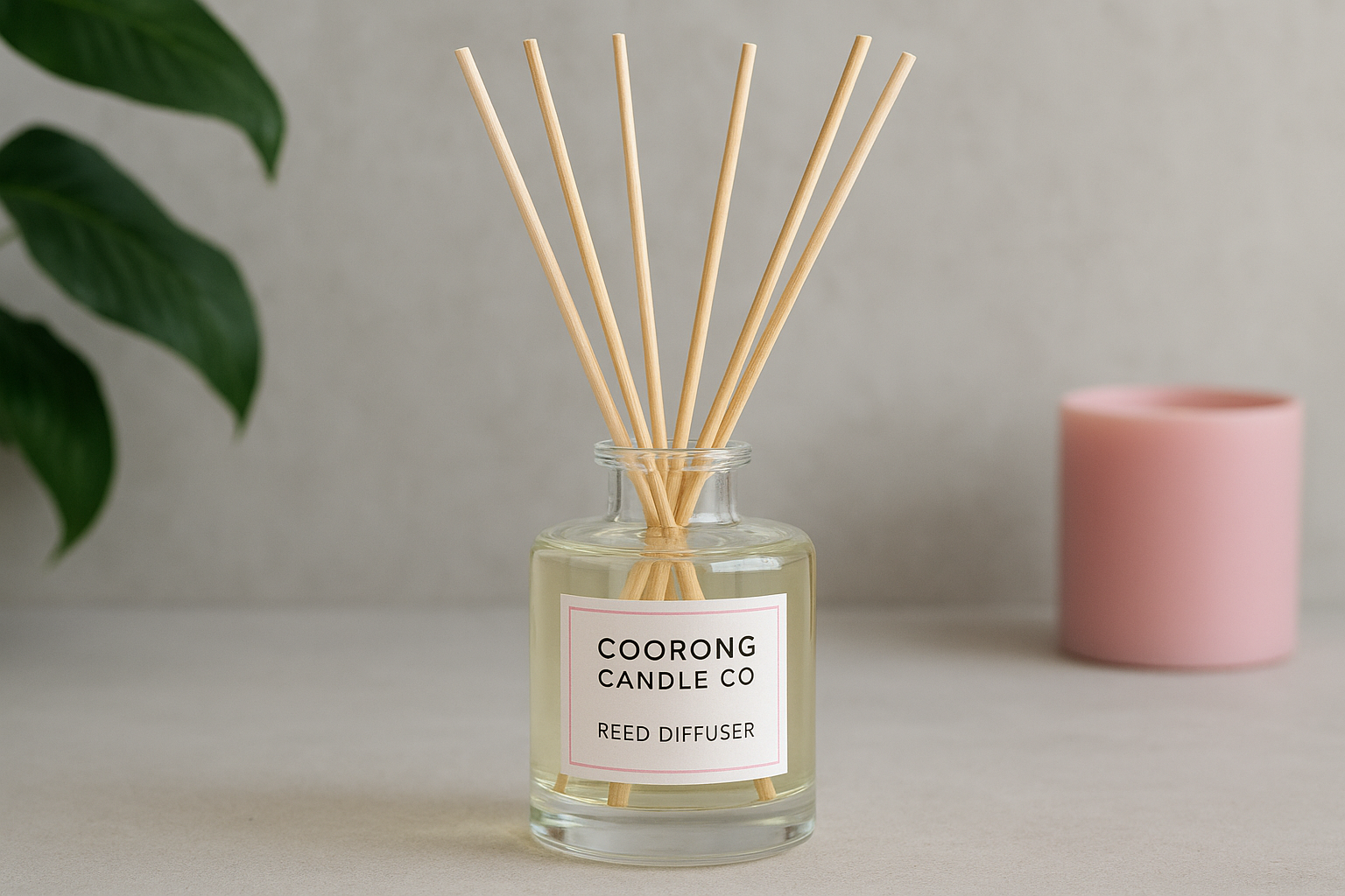 1. Coorong Candle Co reed diffusers