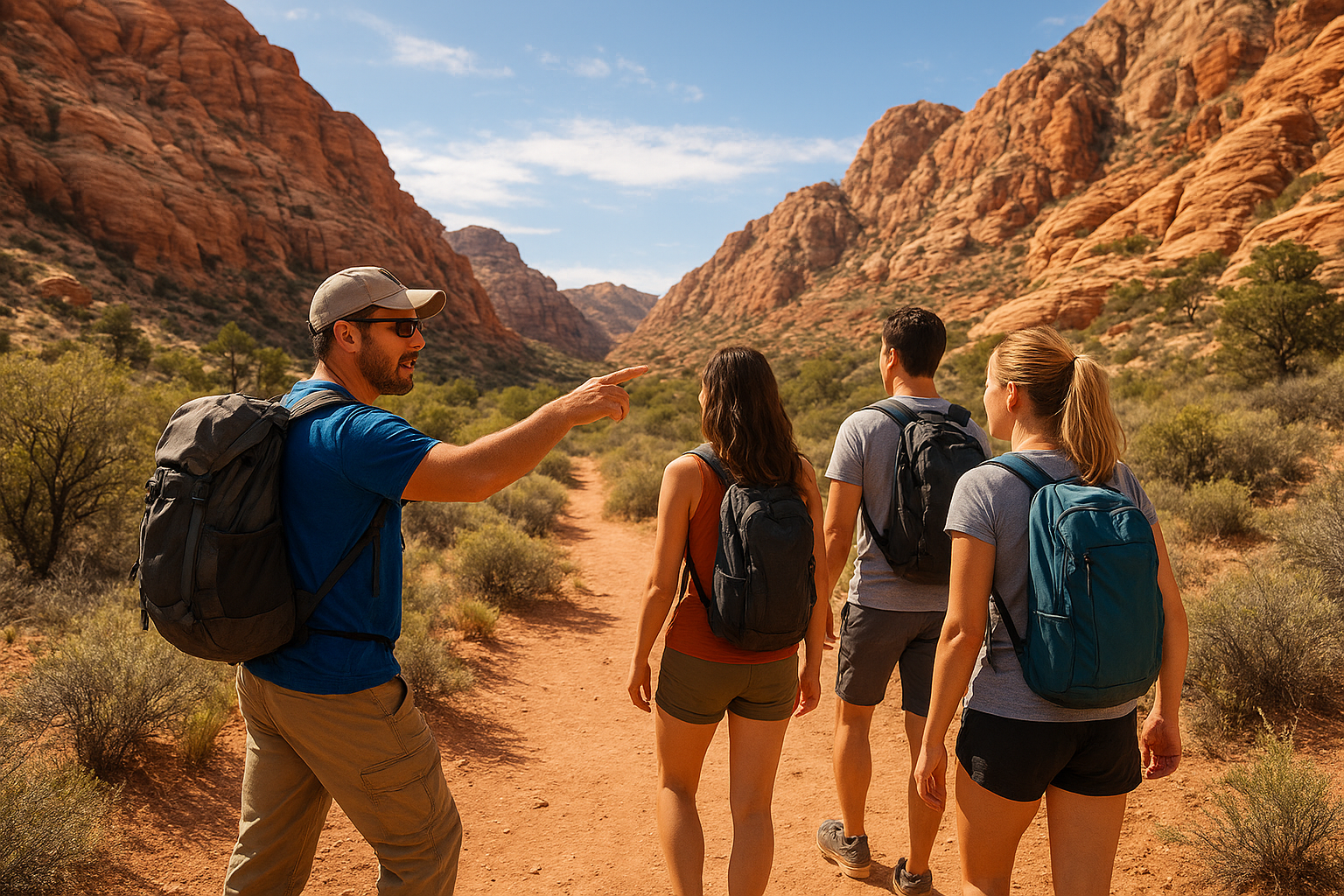 4. Guided hiking tour through Red Rock Canyon