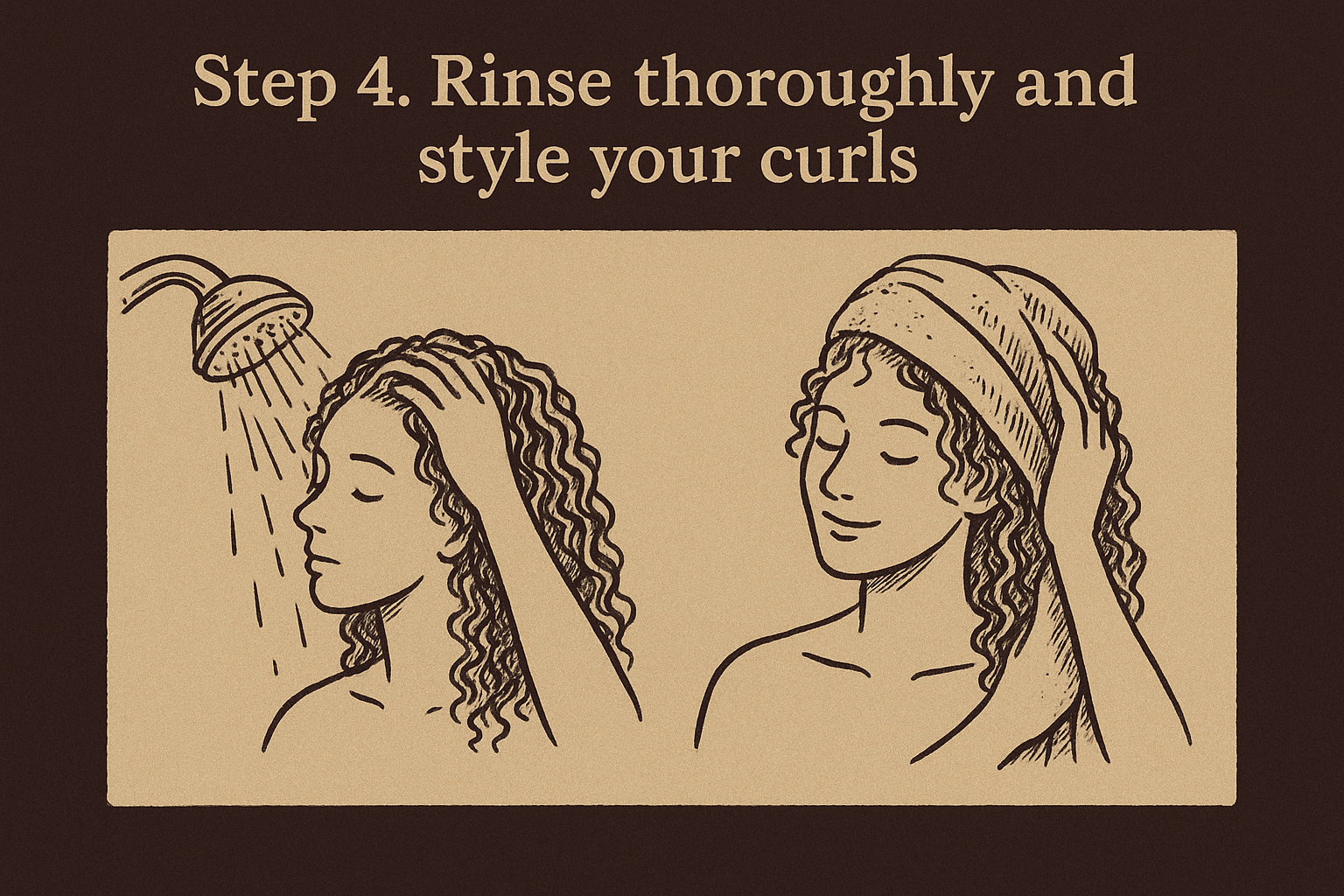 Step 4. Rinse thoroughly and style your curls
