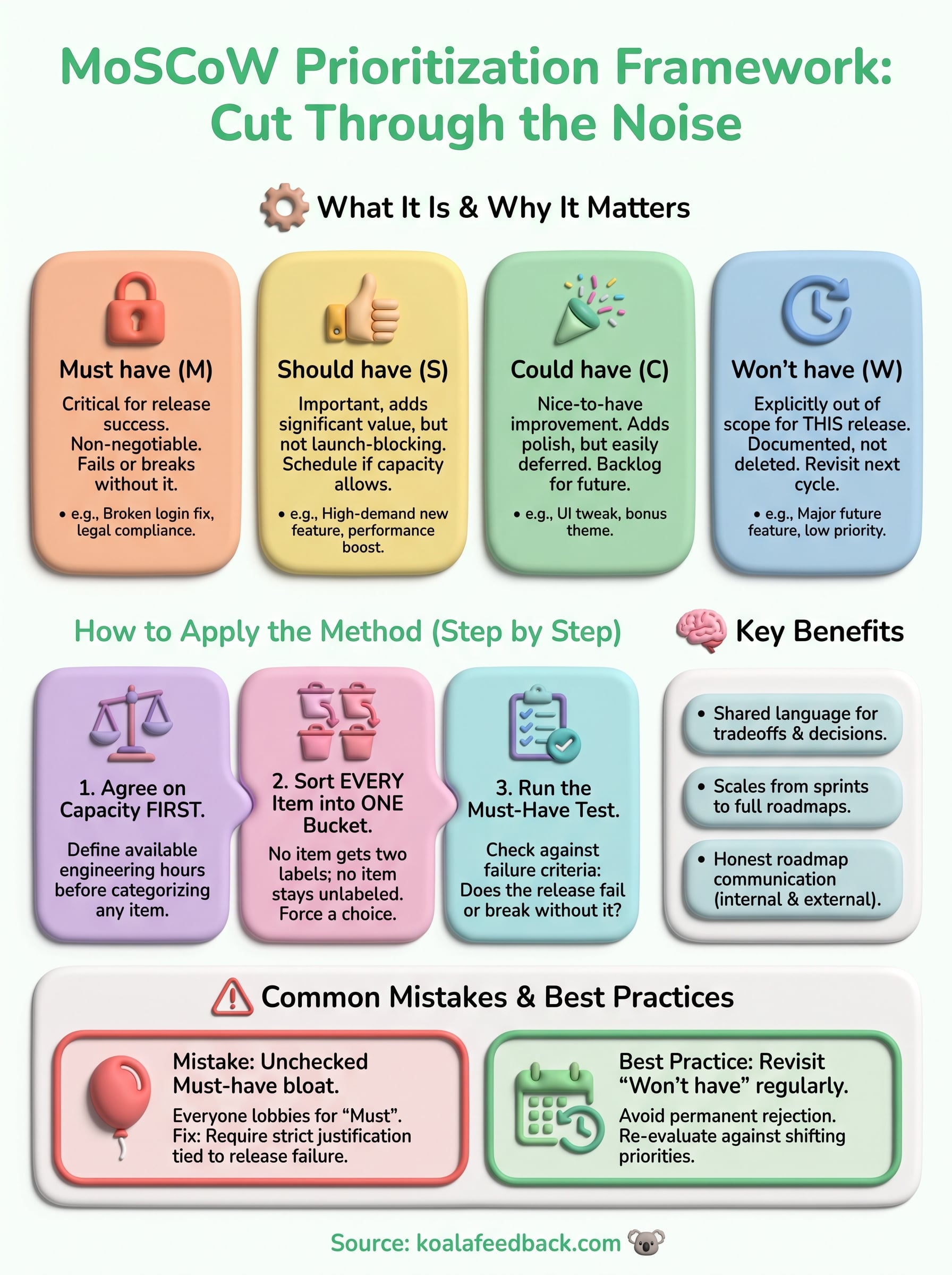 moscow prioritization infographic