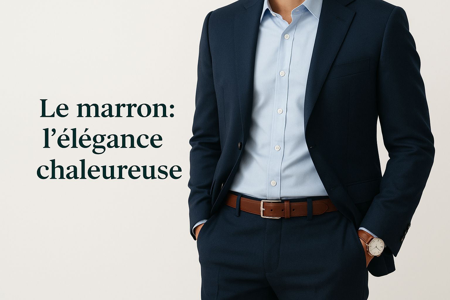Le marron: l'élégance chaleureuse