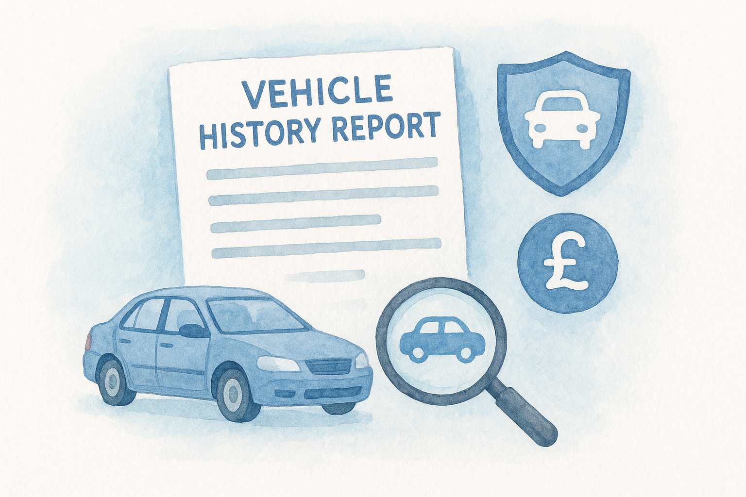 What a full vehicle history report reveals