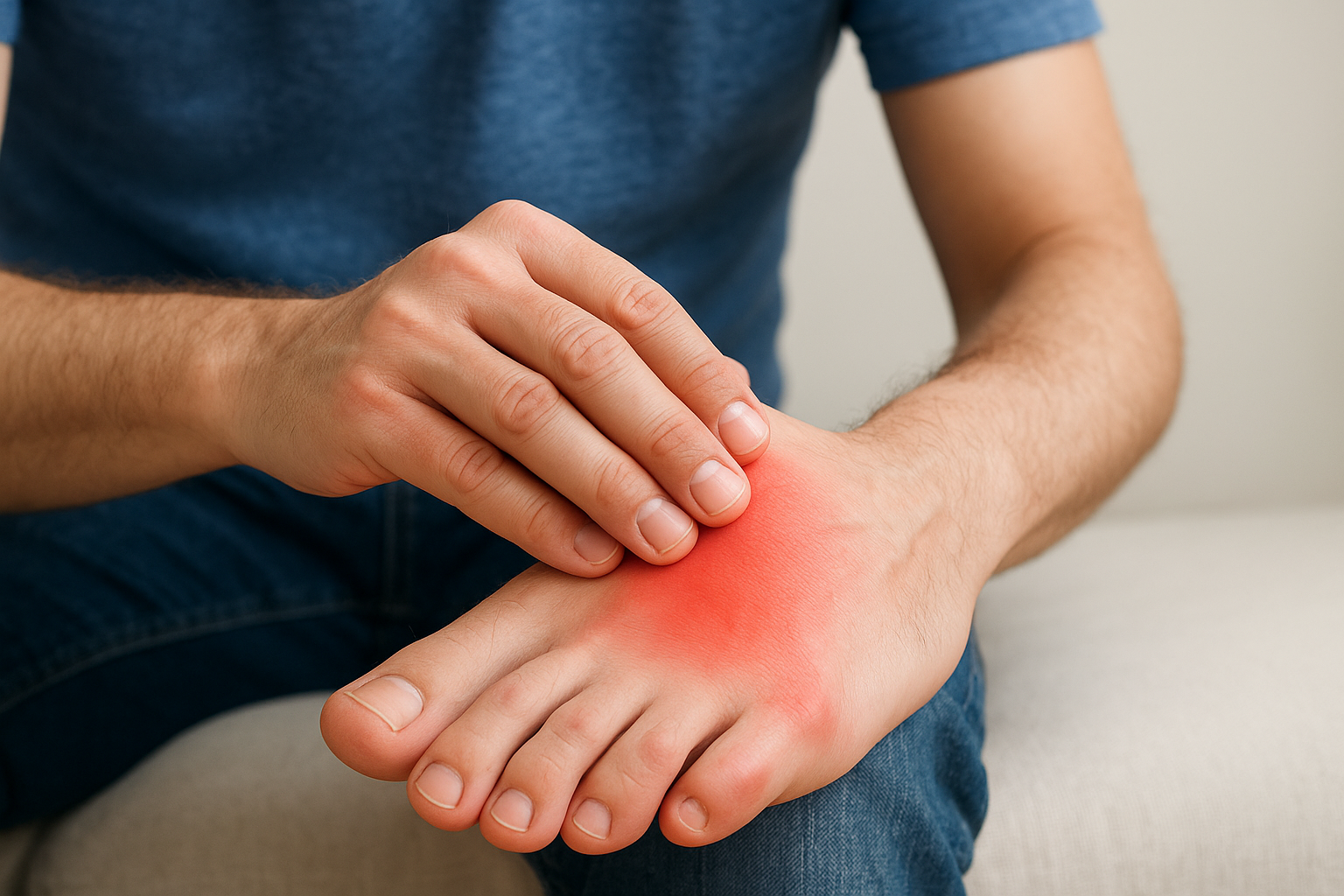 Why the top of your foot hurts