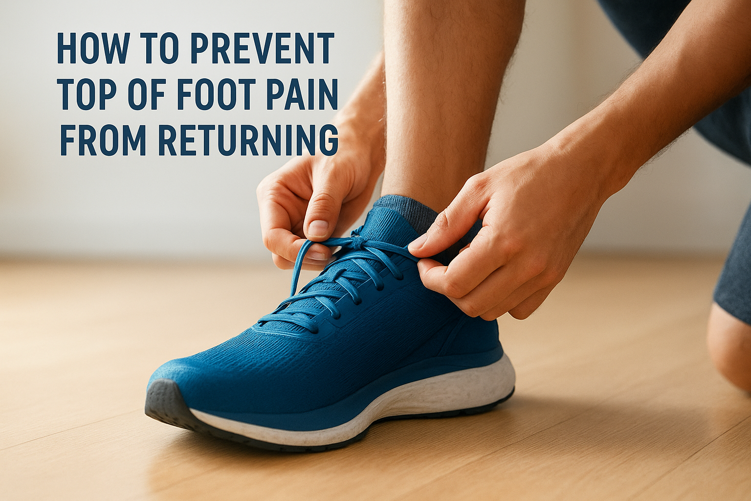 How to prevent top of foot pain from returning