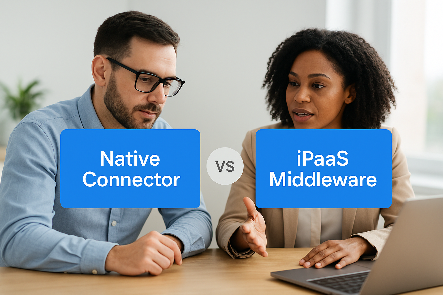 Native connector vs iPaaS integration tools