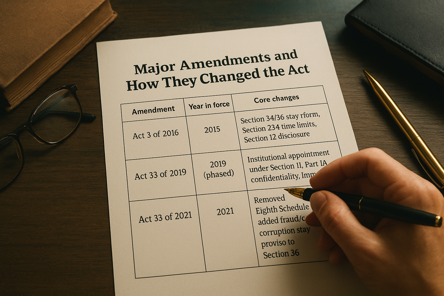 Major amendments and how they changed the Act