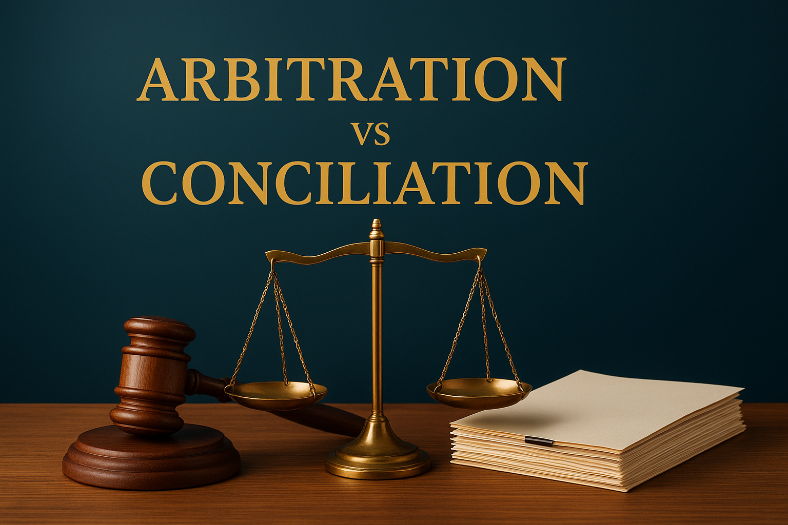 Arbitration and conciliation compared under the Act