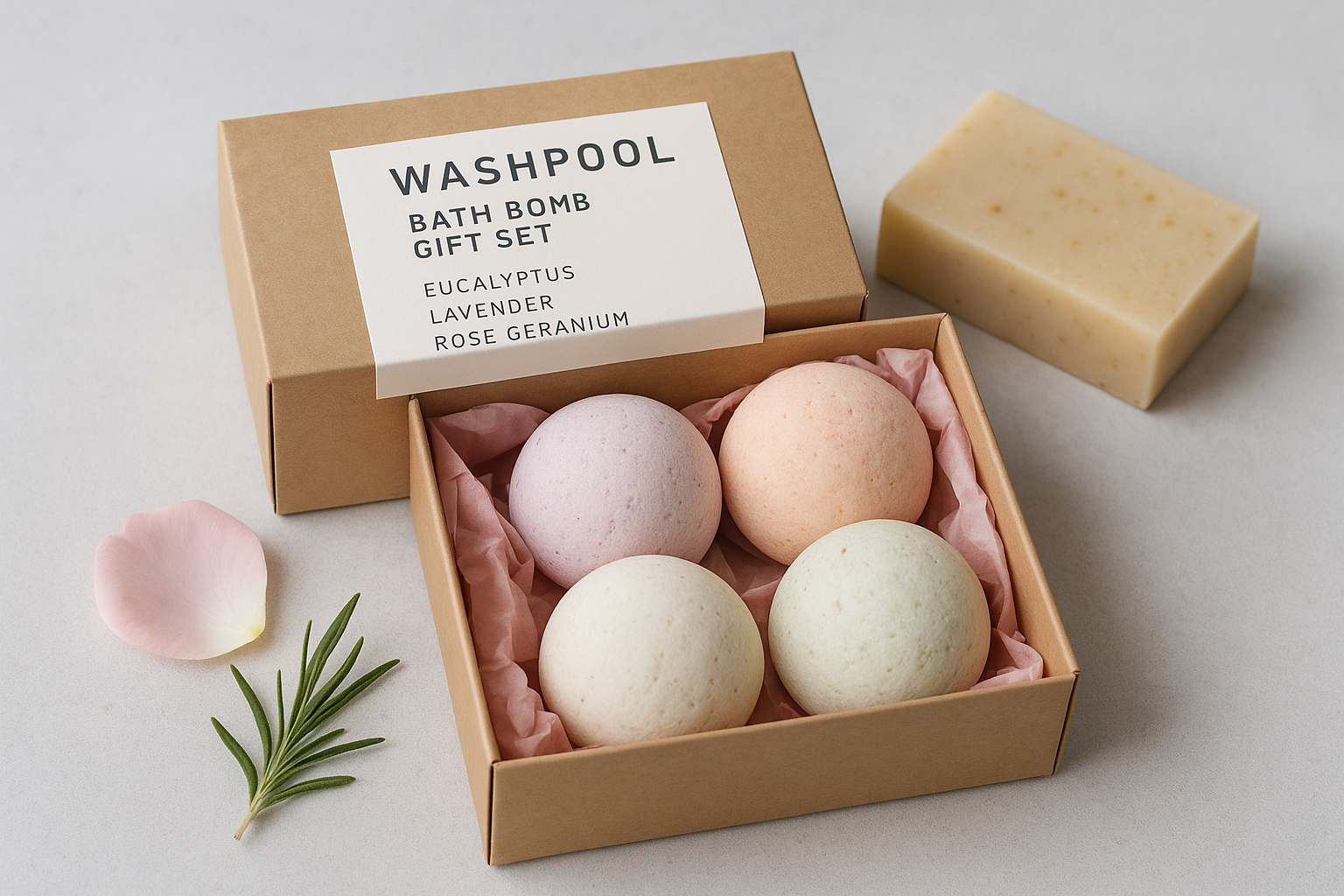3. Washpool luxury bath bomb gift set