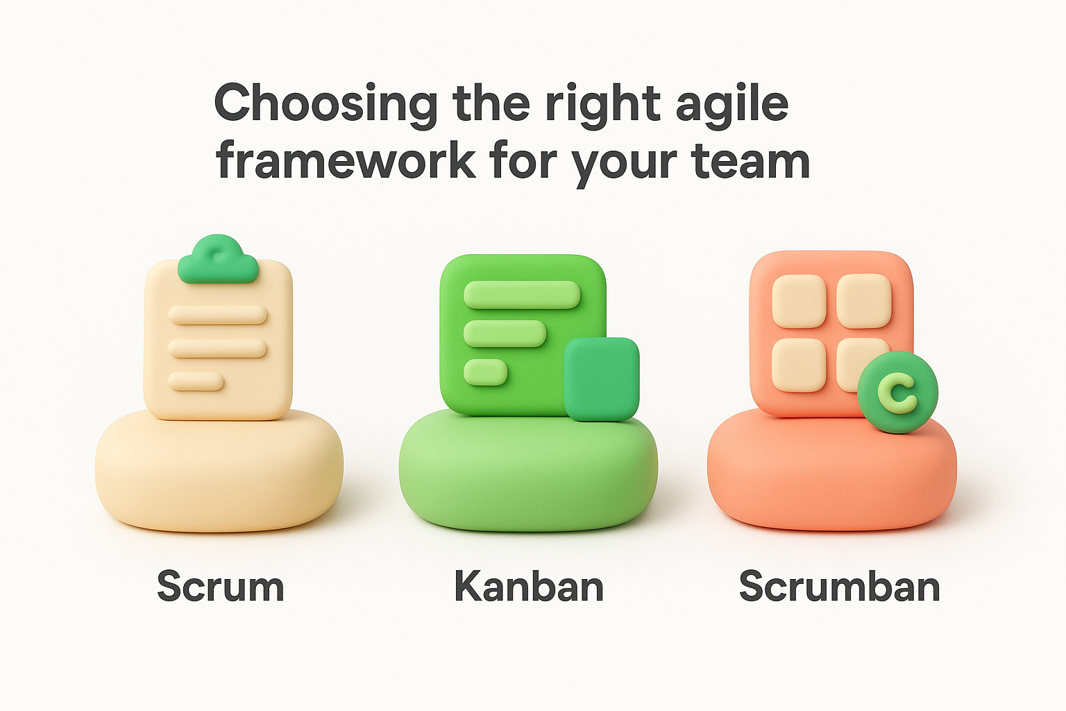 Choosing the right agile framework for your team