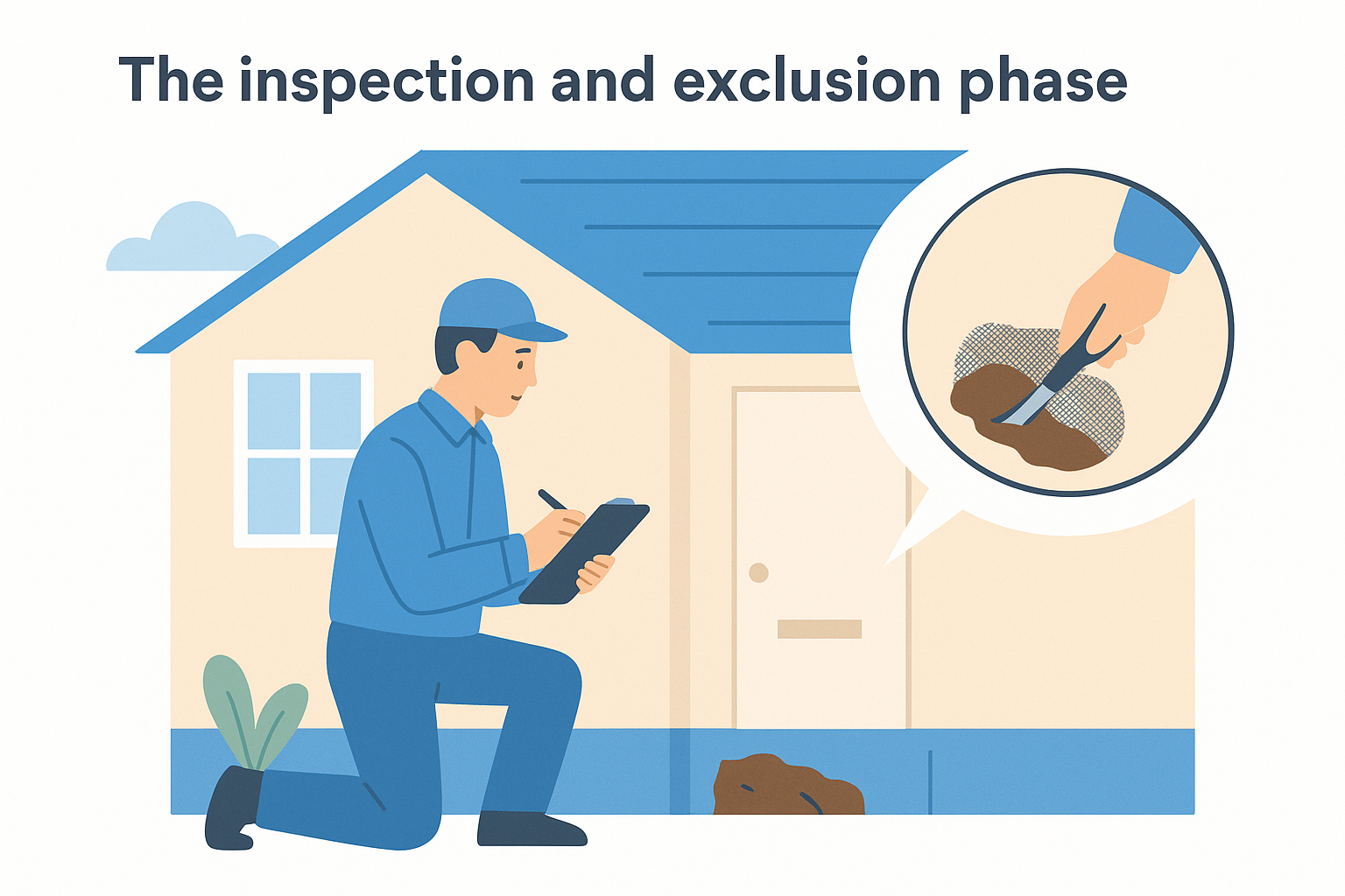 The inspection and exclusion phase