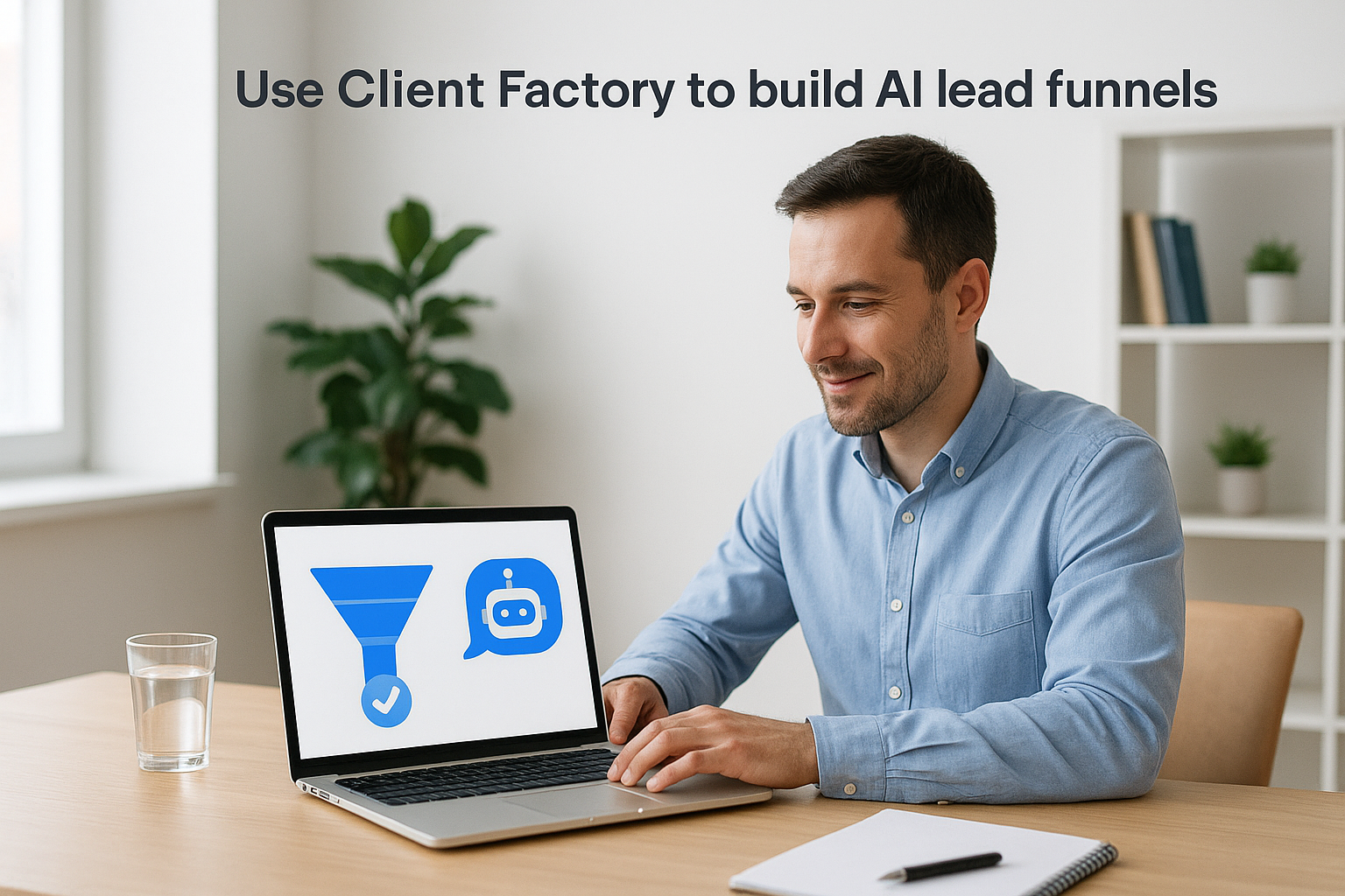 1. Use Client Factory to build AI lead funnels