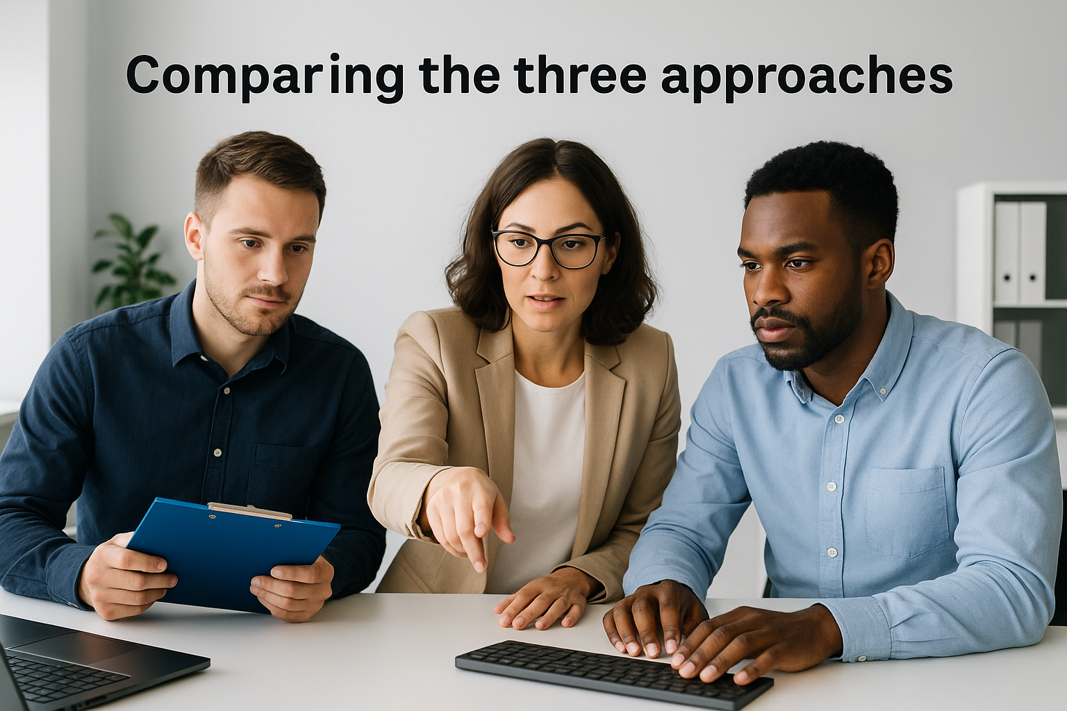 Comparing the three approaches