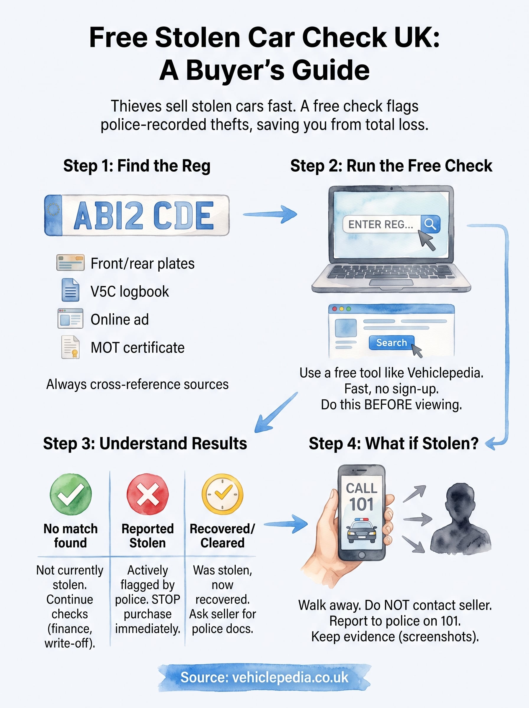 free stolen car check uk infographic