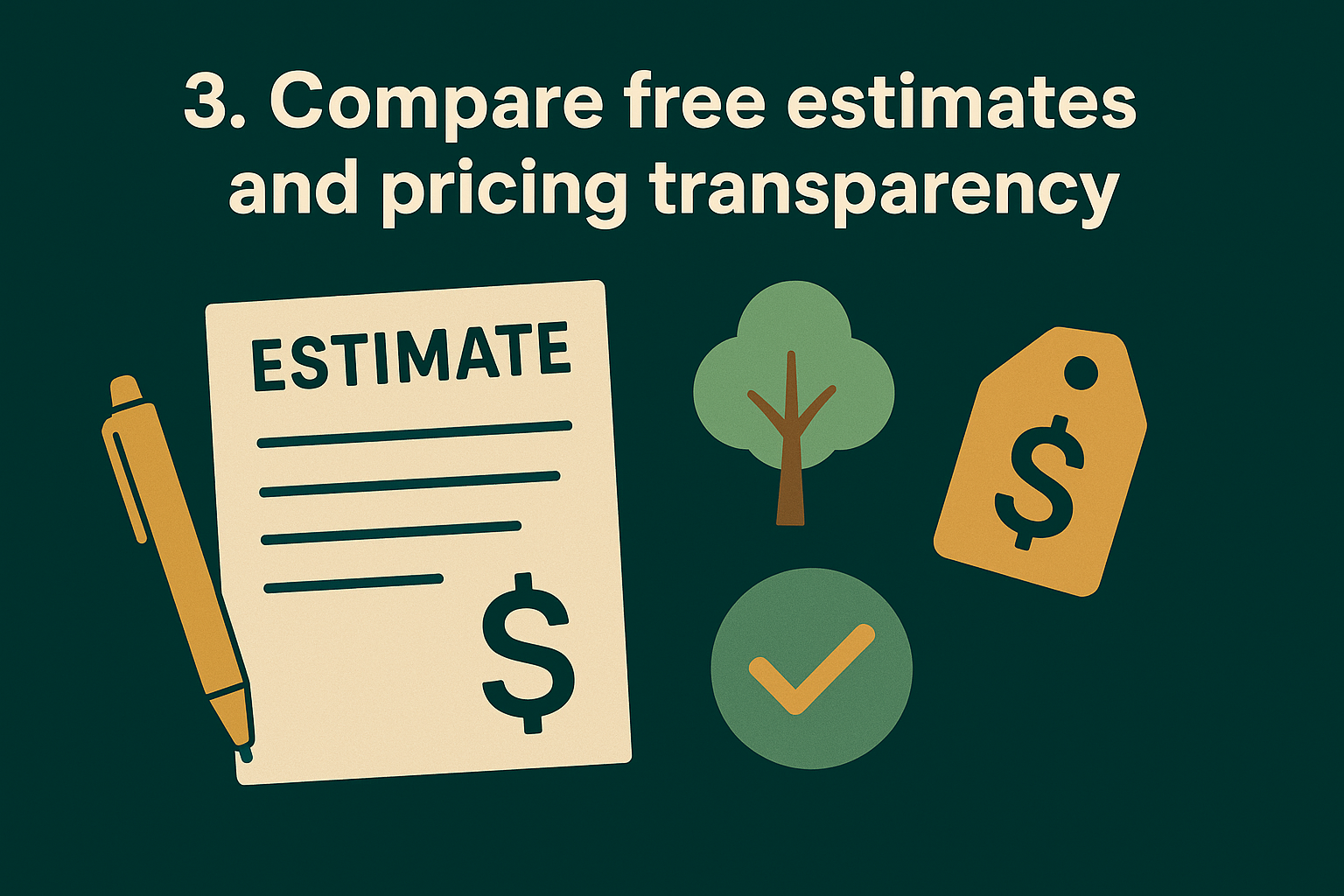 3. Compare free estimates and pricing transparency