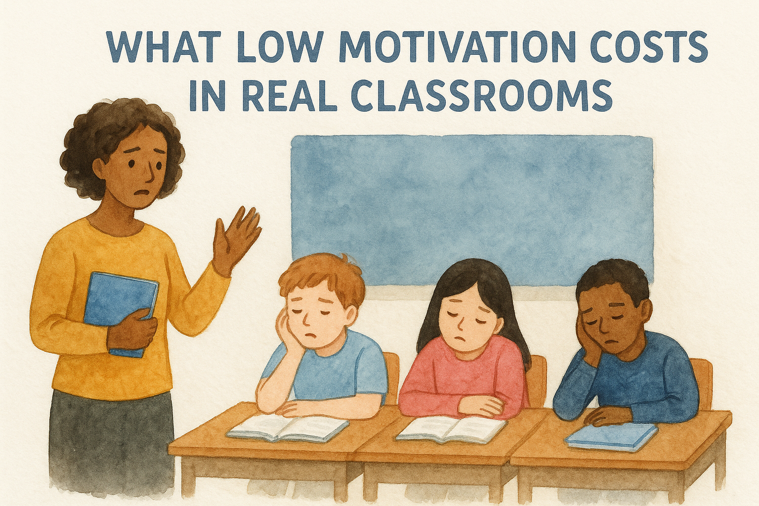 What low motivation costs in real classrooms