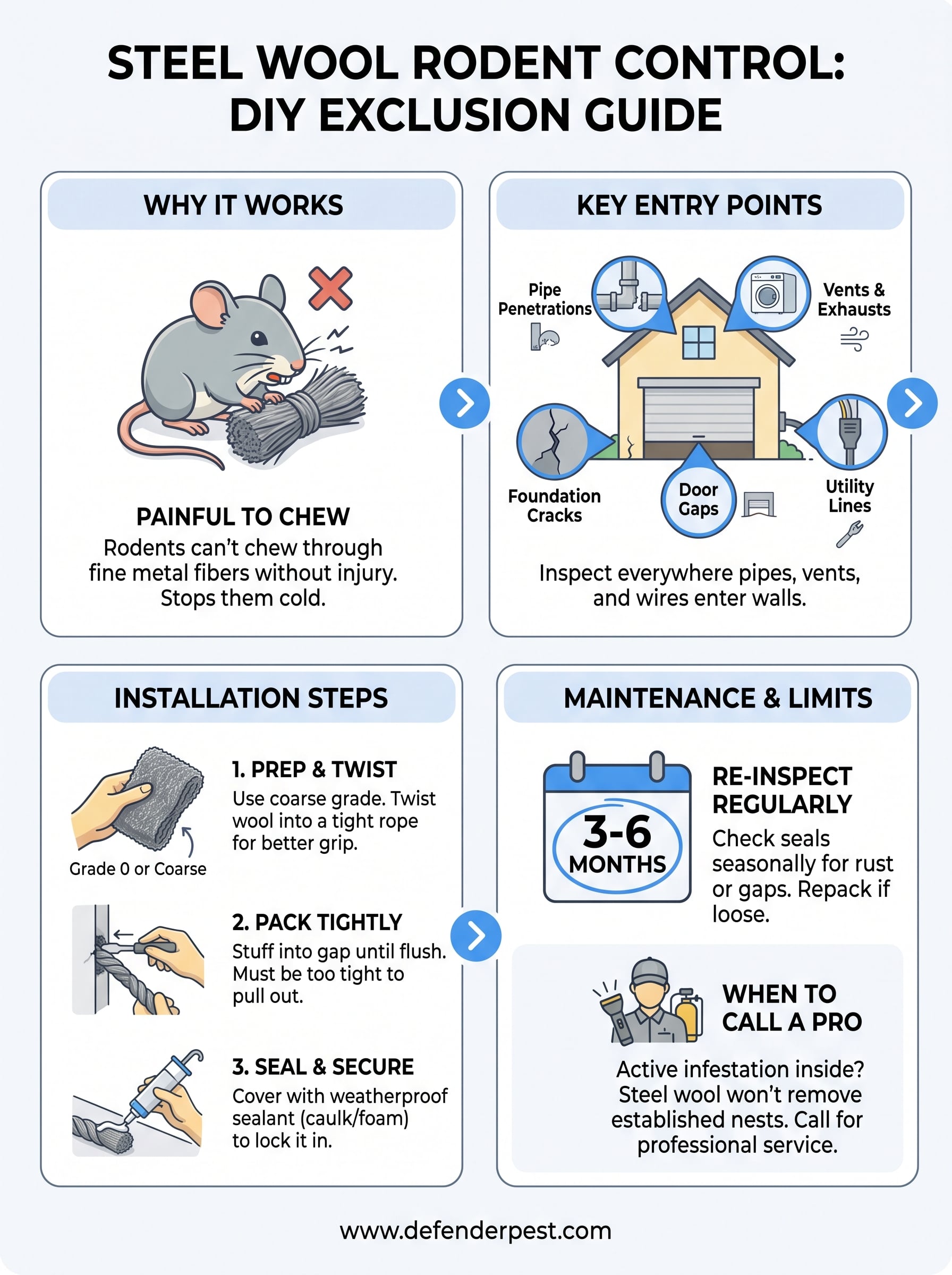 rodent control steel wool infographic