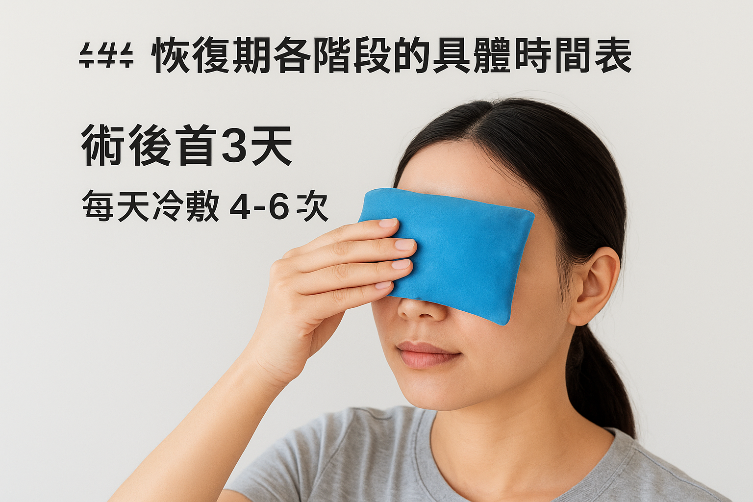 恢復期各階段的具體時間表