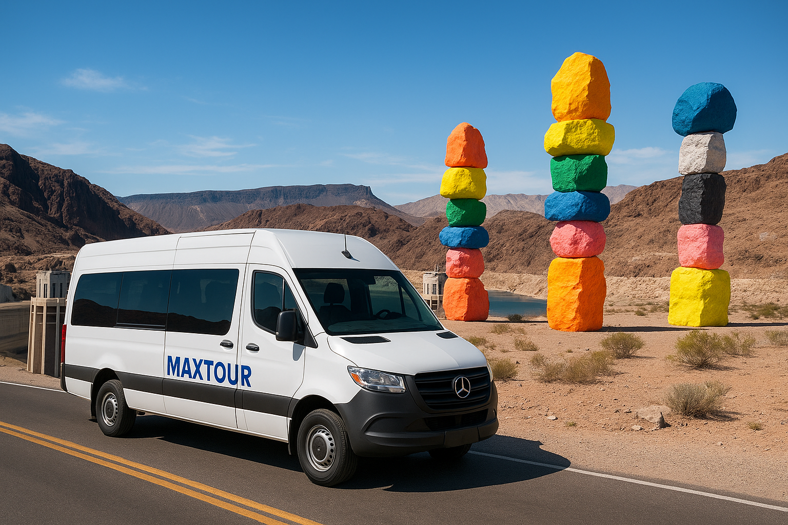 3. MaxTour's Grand Canyon, Hoover Dam and Magic Mountains tour