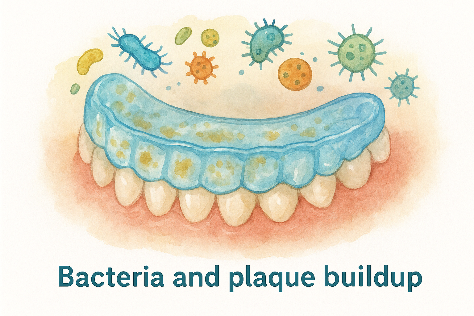 Bacteria and plaque buildup