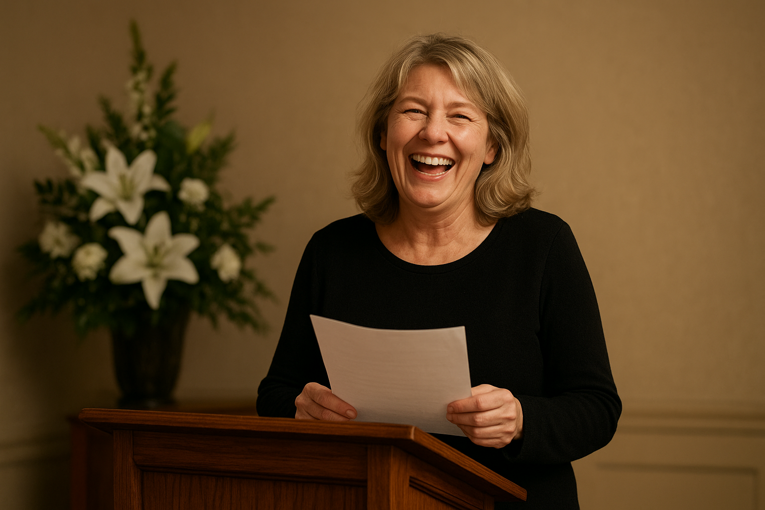 4. A eulogy for mom filled with humor