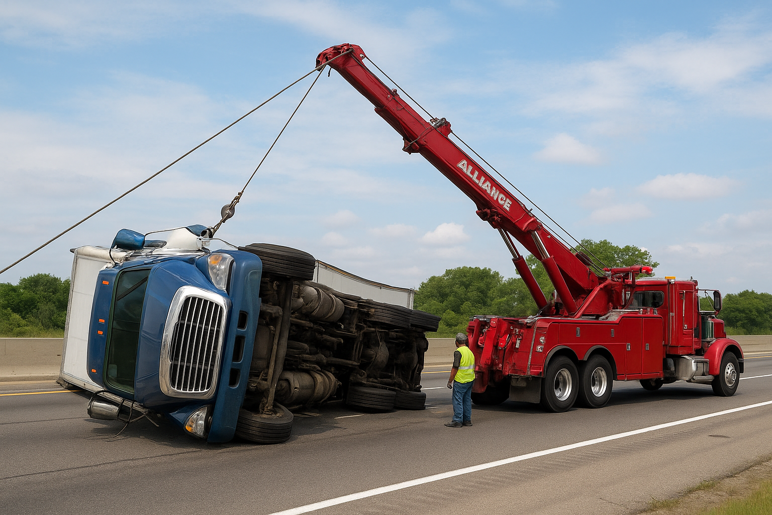 Winch outs and rollover recovery