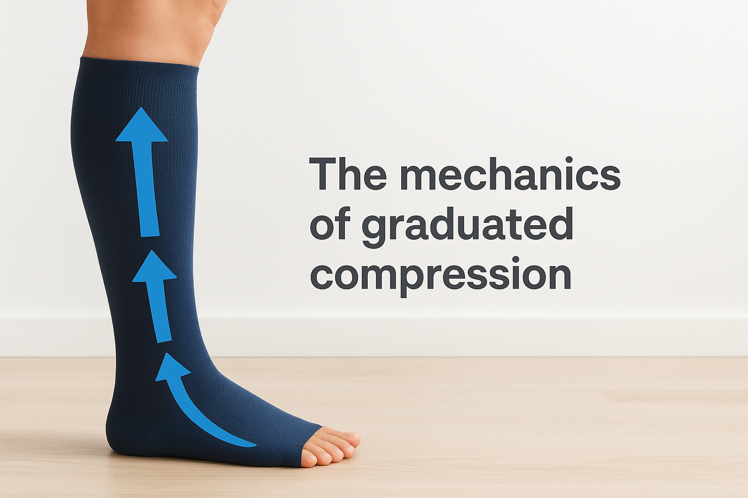 The mechanics of graduated compression