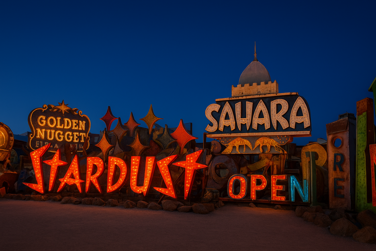 3. Step back in time at the Neon Museum