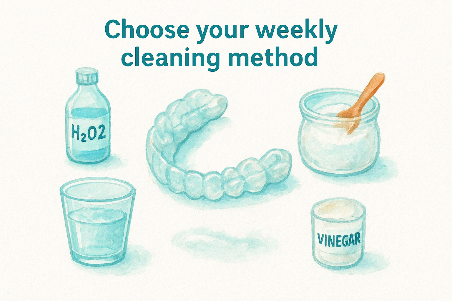 Choose your weekly cleaning method