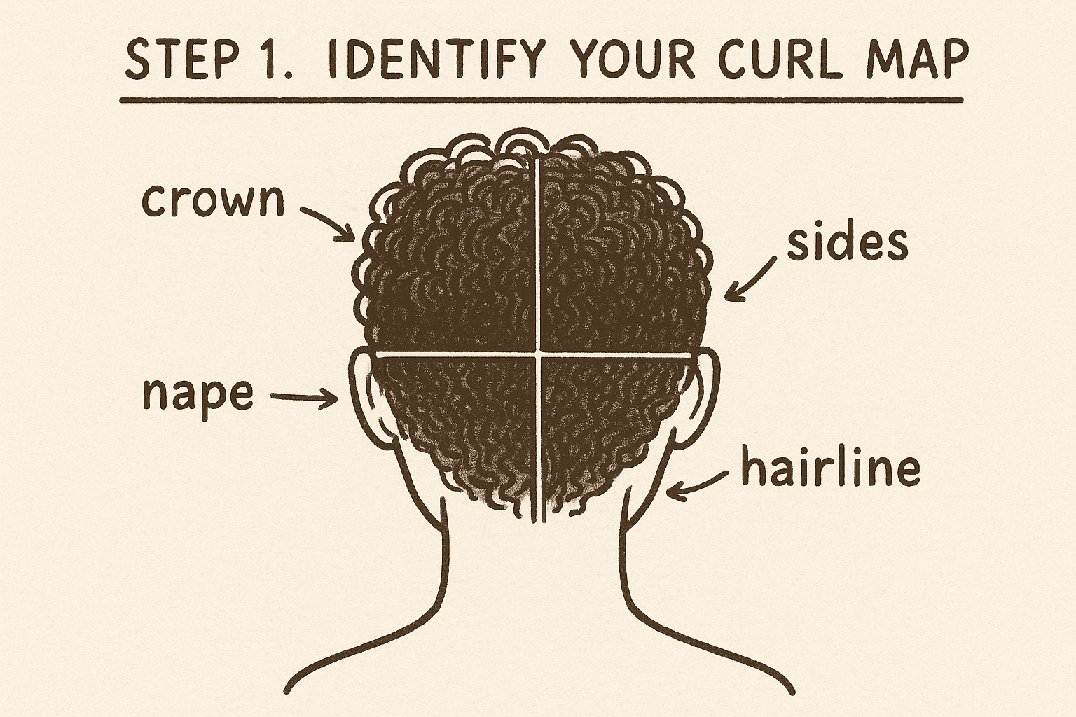 Step 1. Identify your curl map