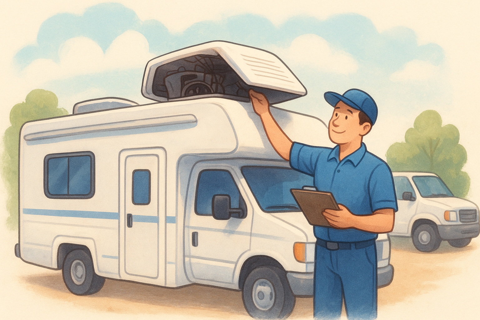 What to expect during a mobile RV AC repair visit