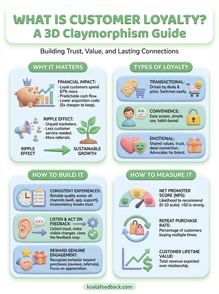 what is customer loyalty infographic