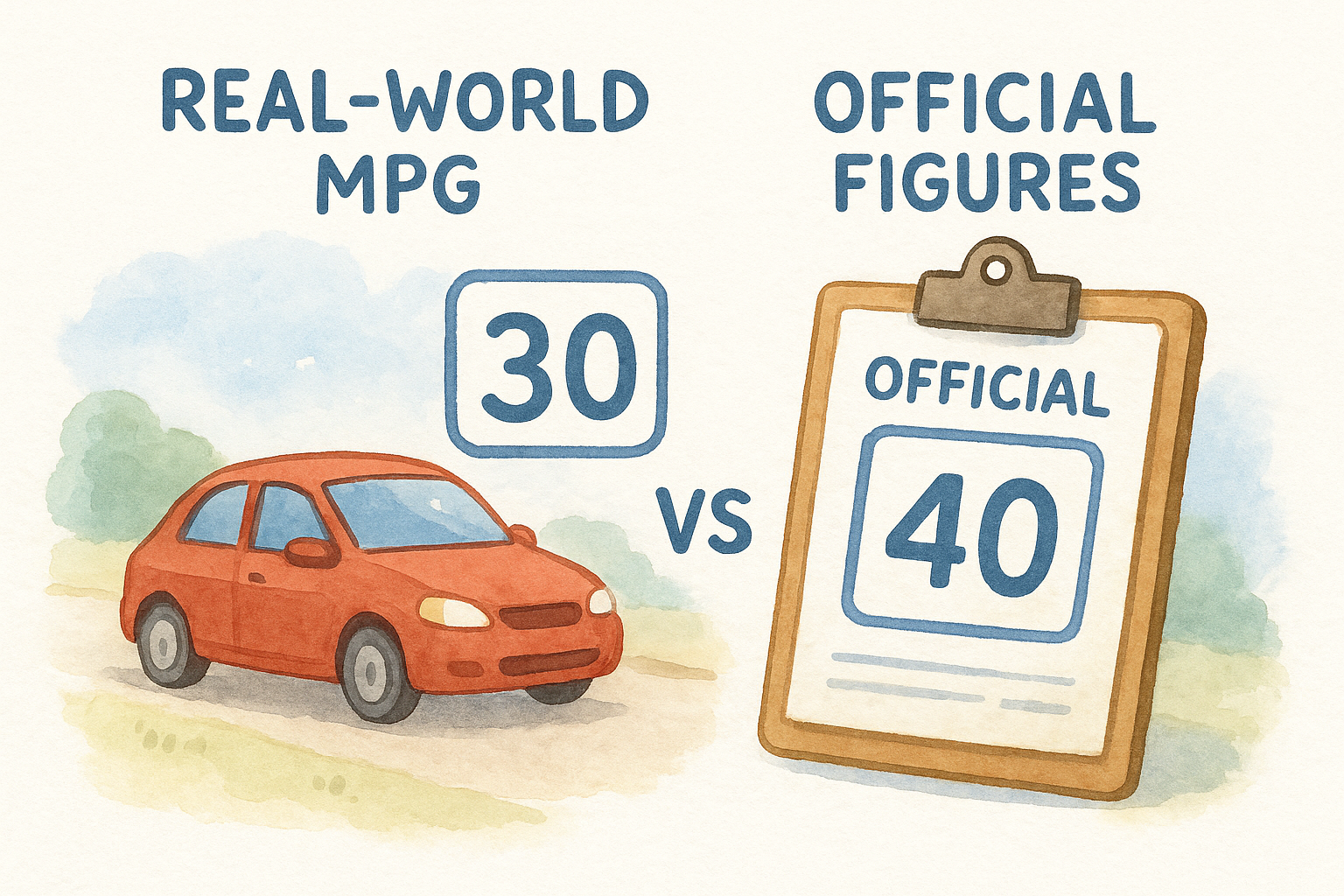 What affects real-world MPG versus official figures