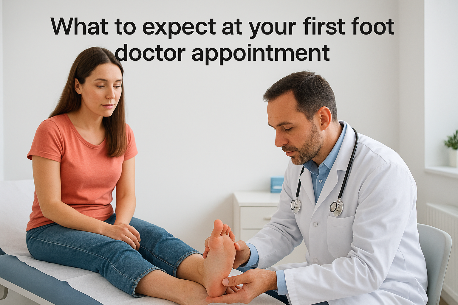 What to expect at your first foot doctor appointment