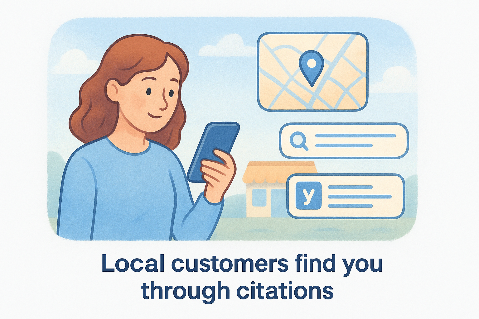 Local customers find you through citations